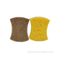 Coconut Walnut Scrubber Cellulose Sponge